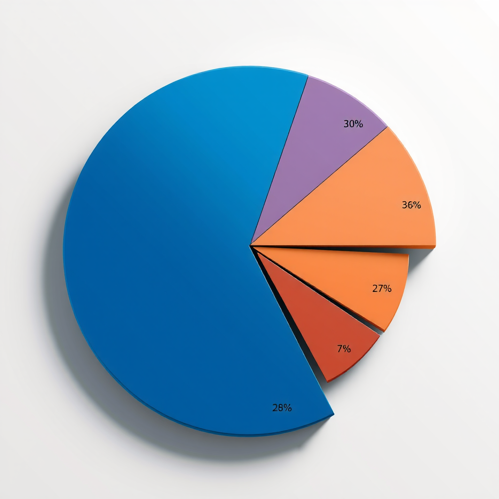 Kreisdiagramm der Asset Allocation institutioneller Investoren im Fixed Income Bereich, aufgeteilt nach Staatsanleihen, Unternehmensanleihen und anderen Anlageklassen mit Prozentangaben