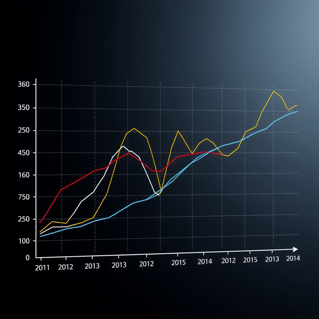 Mehrfaches Liniendiagramm zeigt die Entwicklung der deutschen Zinskurve über verschiedene Monate in 2024, mit Laufzeiten auf der X-Achse und Renditen auf der Y-Achse